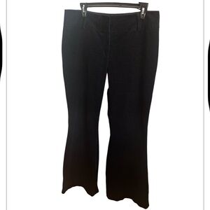 Next Black Corduroy Flare Trousers